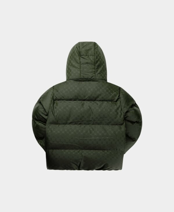 Rosin Green Monogram Short Puffer Jacket - Daily Paper – Image 2