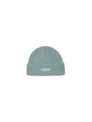 Fuzzy Logo Beanie Denim Blue - New Amsterdam Surf Association