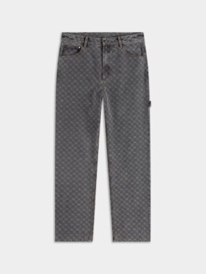 Grey Monogram Workwear Amba Jeans - Daily Paper