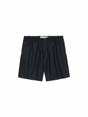 Wool Track Shorts Midnight - New Amsterdam Surf Association