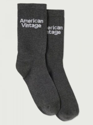 Chaussettes Clypsun Anthracite Chine - American Vintage
