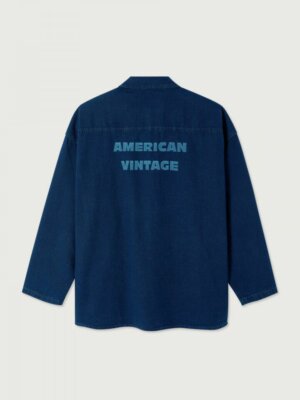 Chemise Comow Bleu Brut - American Vintage
