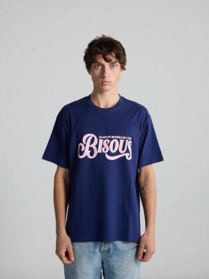 T-shirt Glamour Navy - Bisous