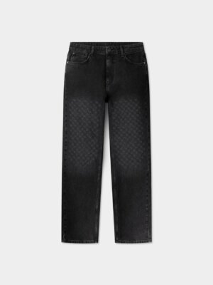 Black Faded Monogram Amba Jeans - Daily Paper