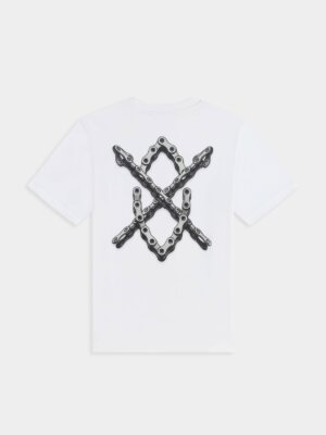 White Chain Shield T-Shirt - Daily Paper
