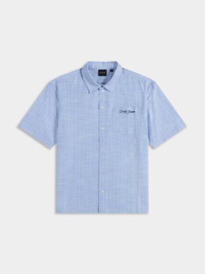 Blue Stripe Script Shirt - Daily Paper