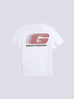 T-shirt Print Fast Leonce Blanc - Gertrude