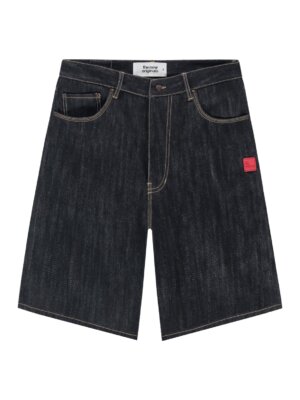 9-Dots Jorts Slub Raw Denim | Raw Navy - The New Originals