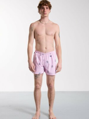 Pyjamas Short Pink Stripes - Bisous