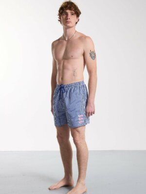 Swimshort Gianni Stripes Navy - Bisous