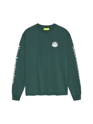 Logo Longsleeve Bottle Green - New Amsterdam Surf Association
