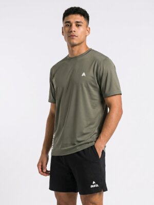 T-Shirt Performance Khaki - Aura.