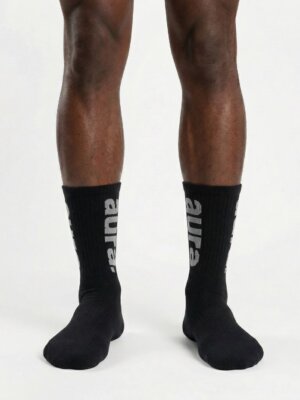 Chaussettes Cushioned Noir - Aura.