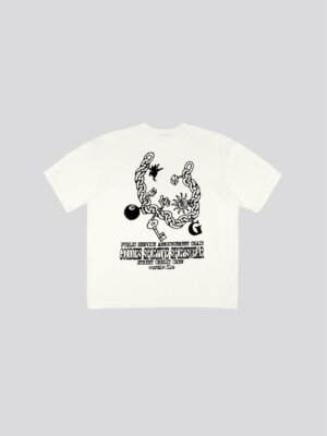 Chain White Tee - Goodies Sportive