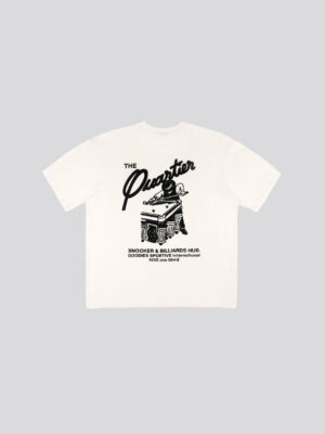 Snooker White Tee - Goodies Sportive