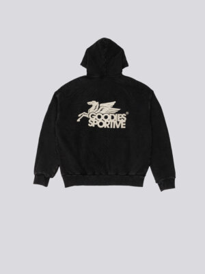 Vintage Black Pegasus Hoodie - Goodies Sportive