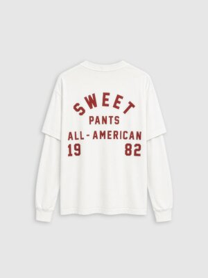 Heritage Tee ML White - Sweet Pants