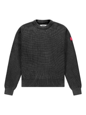 Fisherman Rib Knit Crewneck Black - The New Originals
