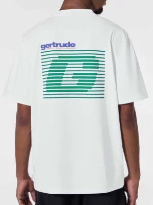 T-Shirt Leon Stripe Blanc - Gertrude