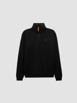Pull Lewispatch Maille Jacquard Black - Gertrude