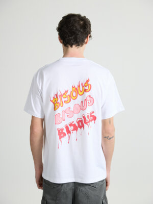 T-shirts Hot Bisous Blood White - Bisous