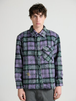 Garage Flannel Shirts Purple - Bisous