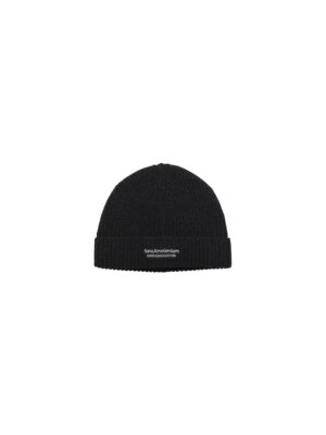 Reversible Logo Beanie Black - New Amsterdam Surf Association