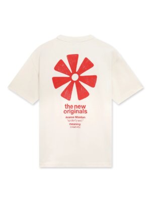 Ananse Adinkra Tee White Alyssum - The New Originals