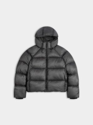 Black Raglan Sleeve Dias Puffer Jacket - Daily Paper