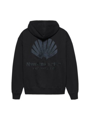 Logo Hoodie Black - New Amsterdam Surf Association