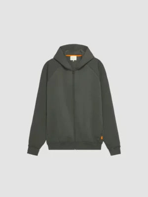 Sweat À Capuche Melvin Zip Intégral Greenish - Gertrude