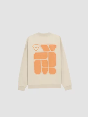 Rubengeo Loose Fit Sweatshirt Latte - Gertrude