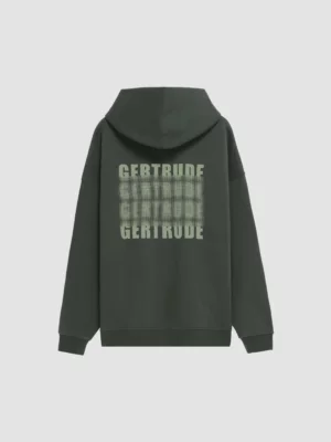 Titusdots French Terry Hoodie Greenish - Gertrude