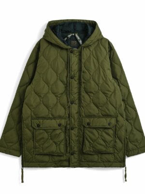 Military Hooded Down Jkt Dark Olive - Taion