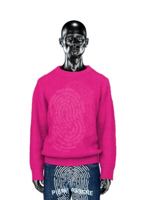 Mohair Sweater Fuchsia - Pierre Bassene