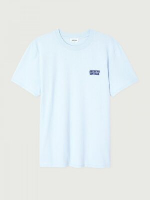 T-Shirt Ykobow Baby Blue - American Vintage