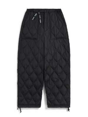 Military Wide Down Pants Black - Taion